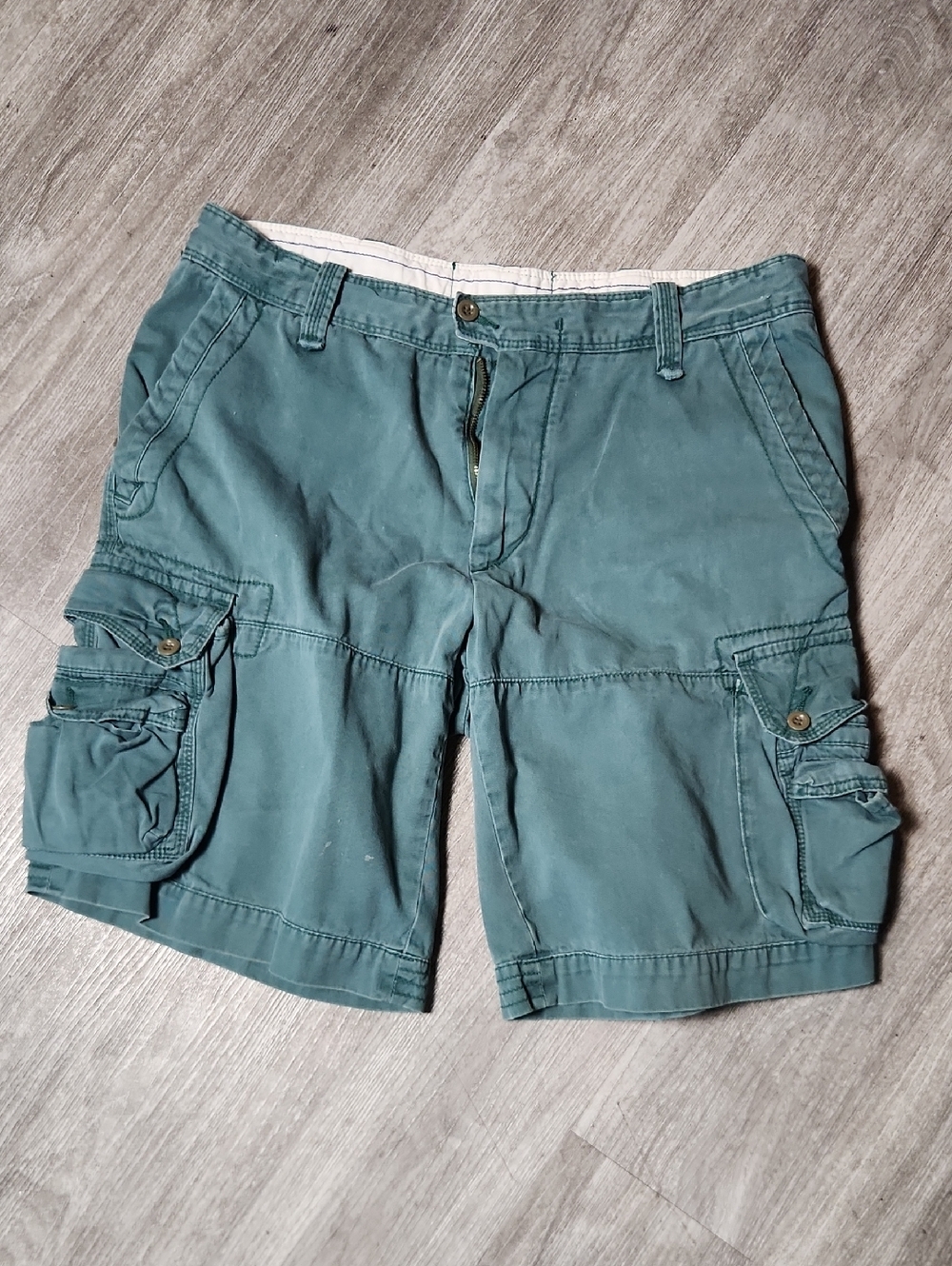 Vintage Polo by Ralph Lauren Teal Cargo Shorts - Multiple Pockets